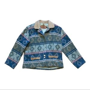 Vintage WOOLRICH Aztec jacket women’s small outdoors